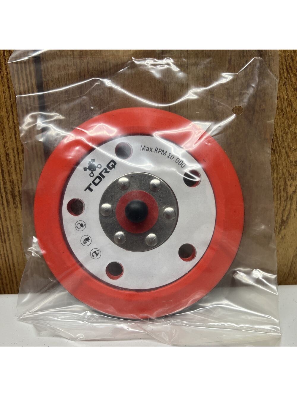 Chemical Guys | TORQ R5 Dual-Action Red Backing Plate w/Hyper Flex Technology (5